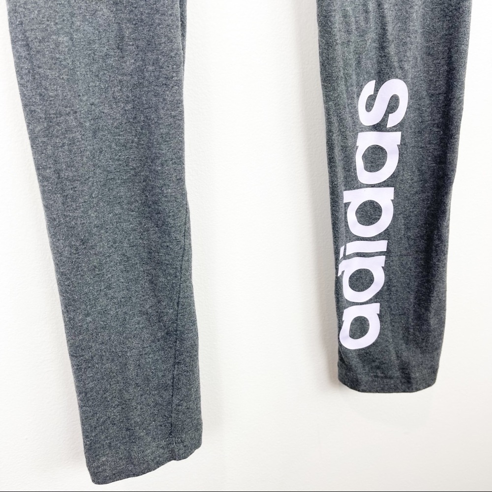 Adidas Essentials Gray Linear Tights - image 3